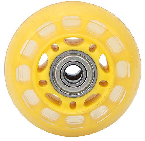 Kadimendium Rollschuhe Ersatzräder Silent PU Durable Skates Gepäckwagen Zubehör Blue Wave Board Caster Board mit 608ZZ Lager für Gepäckwagen Skates Mechanische Antriebe