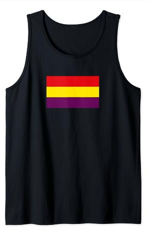 República de España Bandera República Bandera Republicana España Camiseta sin Mangas