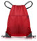 CHEPULA Drawstring Gym Bag, Large Sports Backpack String Swim Drawstring PE Bags for Women Men, Travel Beach Bag with Waterproof (Red)