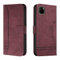 QIWEIQING Kompatibel mit Handyhülle für Huawei Y5P Hülle, Handy Huawei Y5P / Honor 9S Hülle, Leder Flip Etui Handytasche Schutzhülle für Huawei Y5P / Honor 9S Case Red Wine HX