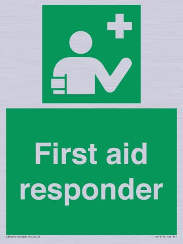 Schild First Aid Responder, 150 x 200 mm, A5P