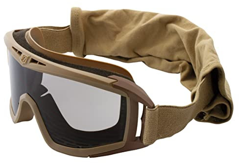 Revision Desert Locust Schutzbrille Basic Kit Clear (Tan)