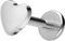 PIERCINGLINE Titan Labret mit Gewinde HERZ Piercing Nase Ohr Helix Tragus Lippe Medusa Silberfarben 1,2 x 6 mm