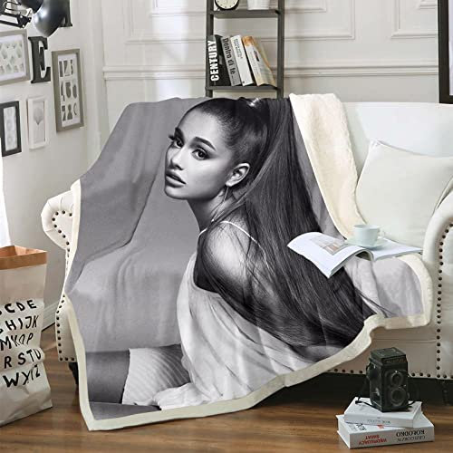 DDONVG Decke Ariana Kuscheldecke Blanket 3D Druckt Wohndecke Sofadecke Couchdecke Tagesdecke, Für Erwachsene Und Kinder (14,100 X 140 cm)