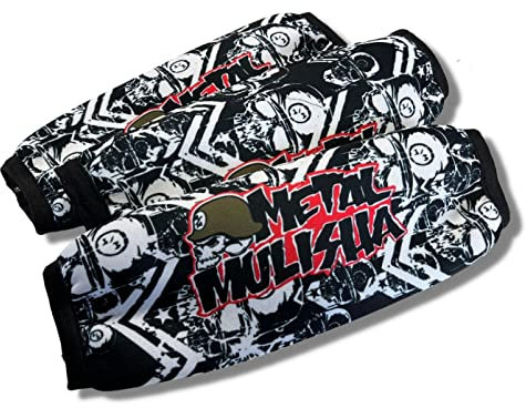 Quad Racing Stossdämpferschützer Shock Cover schwarz weiss für Sport Quads