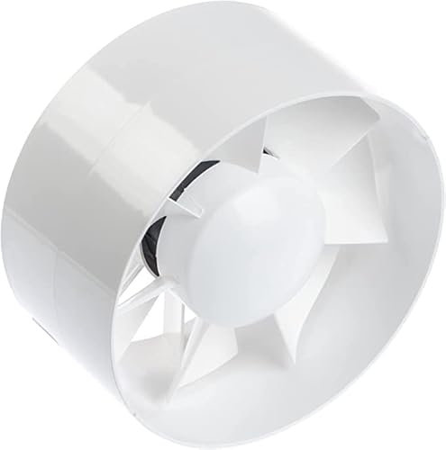 Steinberg14 Rohr Rohrventilator 150mm Abluftventilator - mit Timer/Nachlauf - Leise Inliner für Bad, Gewächshaus, Garage, Gewächshäuser, 2 Jahre Garantie
