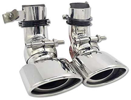 1 Paar Auto-Auspuffspitze Für W211 Für Mercedes Für Benz E300 E280 E260 2002-2007 Edelstahl-Auspuffrohr Single Out Muffler Tips Auspuffblende