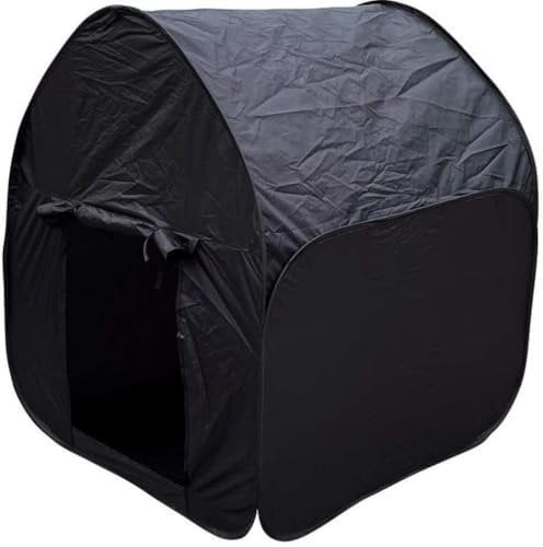 Black Sensory Pop Up Tent for Den Making with Carry Case – 105cm