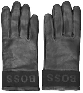 BOSS Hugo 50436390 Herren Nappaleder Hand Winter Handschuhe HIPEL Blau