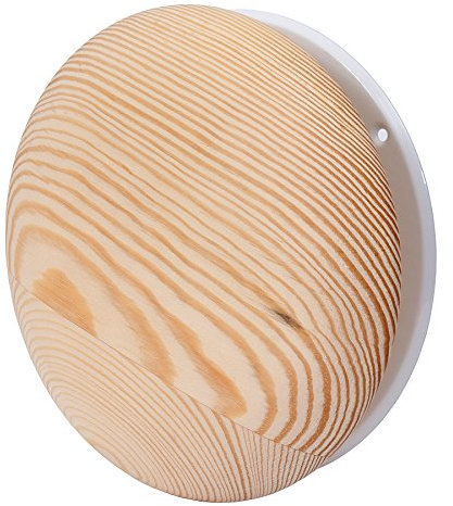 160mm Rund Holz Tellerventil für Sauna - Abluft Zuluft Lüftungsventil - Anemostat, Diffusor, Lüftungsgitter