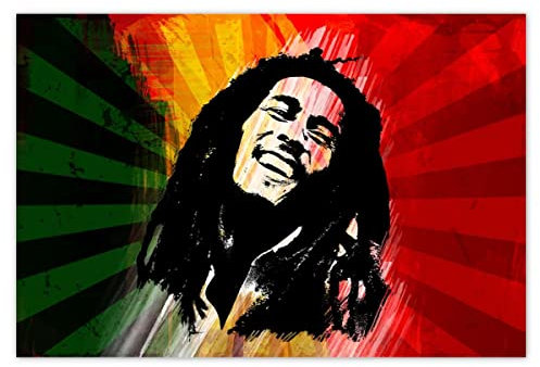 Wandsticker Dekor Foto Aufkleber 185x125cm Musik Reggae Nr. H13M_NS1AU