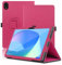 Funda para DOOGEE U10, 10 Inch, DOOGEE U10 Tablet Funda, Funda Protectora Plegable con Soporte para Lápiz y Correa para la Muñeca, Protección Total. (Rojo)