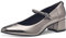 Tamaris Damen Pumps Blockabsatz Vegan; PEWTER, EU 40