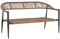 Home ESPRIT Gartensofa aus Aluminium, 131 x 55 x 76 cm