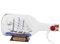 FLADO Maquette de Bateau dans Une Bouteille en Verre, Voilier dans Une Bouteille, Kit de Construction de Navire et de Bateau pour la décoration (23 * 9,2 * 11 cm)