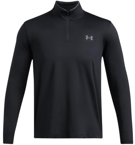 Under Armour Mens Match Play Quarter Zip Pullover Black M