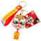 Generic Porte-clés Statue avec pendentifs du nouvel an Dragon chinois 2024, porte-clés Figurine de Dragon, Danse du Lion Nouvel An chinois 2024 Dragon Porte-clés, Porte-clés pour décor de sac de