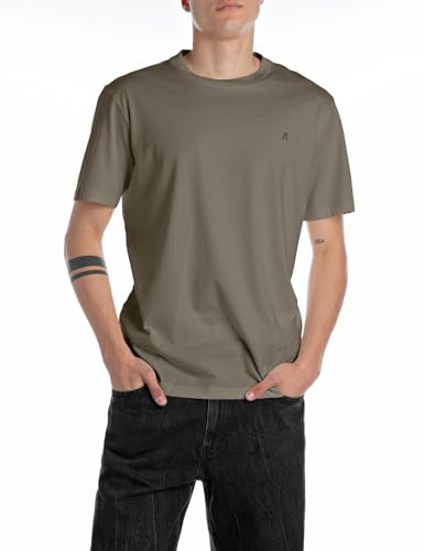 Replay Herren T-Shirt Kurzarm aus Baumwolle