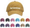 GELLEDI Bestickte Baumwoll-Baseballkappen, niedriges Profil, unstrukturiert, für Herren und Damen, Golf & Alltag, Ginger Yellow, 57 EU