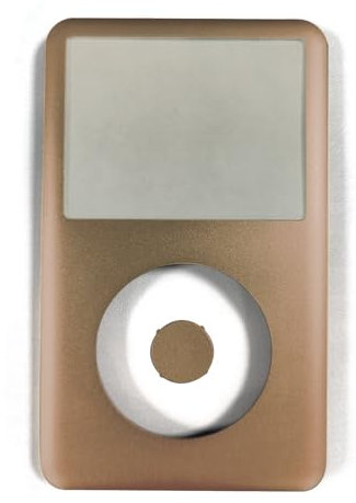 Generic Frontabdeckung Gehäuse & Glas Edelstahl Hülle Frontabdeckung für iPod Classic 6. 7. Generation, Lot-Gold