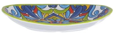 Arca Piatto da portata ovale in melammina 28x22 cm Lipari