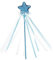 Alasum 3St Zauberstab Outfits für Mädchen Goldener Sternenstab Feenstäbe für Kinder Kinderkostüme Fairy Wand The Withe Princess Engel Fee Stock Stern-Glitzer-Zauberstäbe Kunststoff Blue