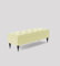 90cm Wide Chesterfield Ottoman Storage Bench with Legs, Ottoman Box With Legs, Ottoman Bench With Storage, End Of Bed Storage Bench, Rectangle Footstool With Storage (Cream Velvet)