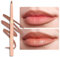 OULAC Delineador de Labios Desnudo Mate, Lip Liner Resistente al Agua que Dura 24 Horas +, a Prueba de Manchas, Muy Pigmentado, Suave, Contorno de Labios, Vegan LL02 Tempting Taupe