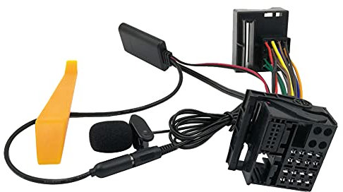 RIKEL FüR CD30 Mp3 CDC40 CD70 DVD90 HeadUnit Installieren Sie VollstäNdiger Kabel Stecker Mikrofon Freisprech Einrichtung Bluetooth 5.0 AUX Adapter