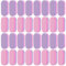 Ehuixinsheng 50Pcs Mini Sponge Nail Buffer Blocks,Buffers for Acrylic Nail Files and Buffers 100/180 Grit Double Sided Nail Mini Nail Buffers Manicure Tools Smoothing and Polishing(Pink and Purple)