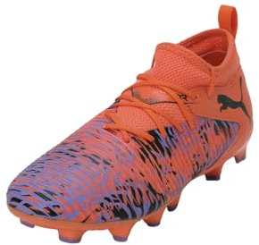 PUMA Unisex Kinder Future 8 Match FG/AG Jr Fußballschuhe, Orange und Schwarz, 35.5 EU