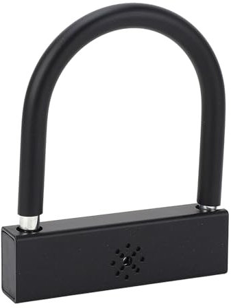 Motorcycle U Lock with 110dB Alarm - High Security -Theft Lock for Scooters & Motorbikes - Metal Construction & Design