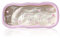 Calkkrer Custodia rigida per occhiali con fiocco, Design rosa e cuore, Custodia grande per occhiali da sole, Custodia portatile per occhiali da donna, Portaocchiali personalizzato