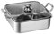 Mikinona pentola calda con divisore padella antiaderente wok antiaderente casseruola induzione fornello a pentola calda diviso induzione con pentola calda acciaio inossidabile 304 Silver