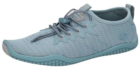 Dockers by Gerli Damen Schuhe Sneaker Slip On Barfußschuhe Sneaker Textil, Farbe:Blau, Schuhgröße:EUR 37, Artikel:-783-612 Blue/Grey