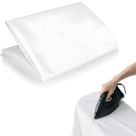 VVQWCY Bügelvlies 100 X 200 cm, Vlieseline Zum Aufbügeln, Bügelvlies Zum Verstärken für Quilten Basteln Schneidern Weiße