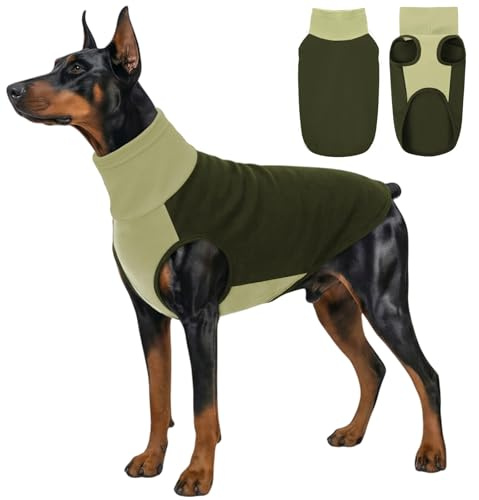 KONVINIT Fleece Hundepullover Großer Weich Warm Hundefleece für Labrador
