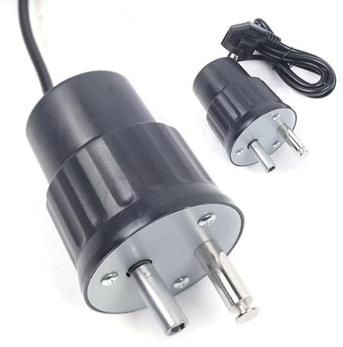 Elektrischer Grillmotor 220V mit 2 U/min, <4W leise Drehmotor für Grillspieß, Rotisserie, Spanferkel, BBQ Zubehör