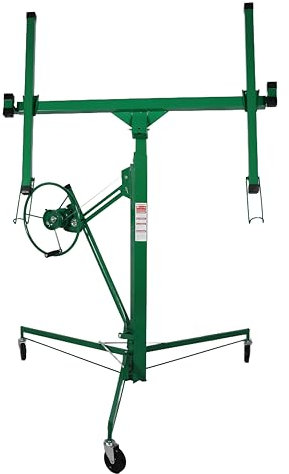 STANEW XXL Plattenheber bis max. 68 kg,Plattenheber Trockenbau, Lastenheber Höhe 140-325 cm, max. Breite 2,92 m, Trockenbau Montagehilfe 1-Mann-Bedienung, mit Feststellbremse, Zwei Pakete verschickt