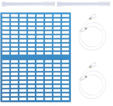 Gupcaqosjw Protector de Skimmer | Rejilla para Skimmer de Piscina | Kit De Red De Limpieza 42x33 Cm para Hojas Ramas Desechos Estanque Exterior
