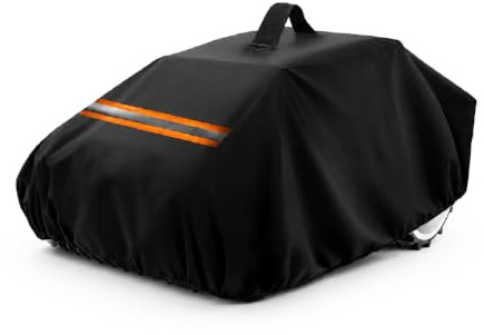 JKGBUK Copertura per Tosaerba per Mammotion Luba 3 AWD 5000, 600D Tessuto Oxford Antivento con Strisce Riflettenti per Robot Tagliaerba