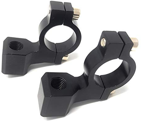 Motorrad Spiegel Halterung 10mm Im Uhrzeigersinn Gewinde X 2 für 22mm Lenker