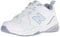 New Balance Damen 608v5 Casual Comfort Crosstrainer, Weiß Hellblau, 40.5 EU