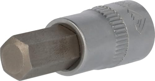 BRILLIANT TOOLS BT021876 3/8 Inch Hex Socket Bit Socket, 10 mm [Powered by KS Tools]