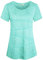 iClosam Sport Oberteile Damen Sportshirt Damen Locker Sporttop Pilates Kleidung Fitness Atmungsaktiv T-Shirt