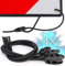 PLANGER Lot de 4 Sangles élastiques avec Pinces de Serrage pour la Fixation de Badges (tendeur de Bagages, 50 cm)