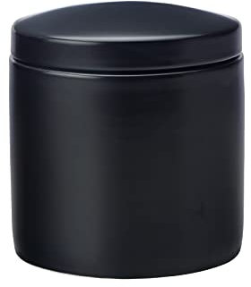 Maxwell & Williams IA0053 Vorratsdose – 1000 ml Füllvolumen Schwarz, Porzellan groß – Epicurious – in Geschenkbox