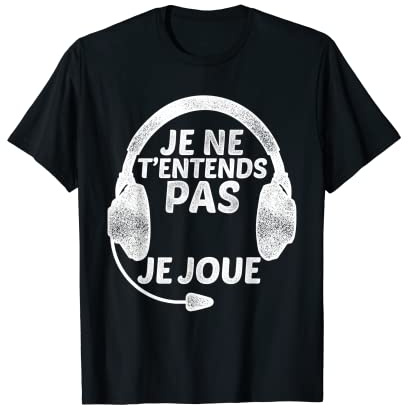 Drôle de vidéo Gamer Hommes Garçons Gaming Cadeau T-Shirt