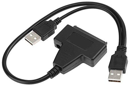 WANGQI Adaptador SATA de accesorios carcasa adaptador USB 2.0 a cable SATA adaptador para disco duro de 2,5/3,5 pulgadas