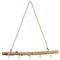 MACOSA CP52308 Deko-AST Birkenholz mit Haken zum hängen Hängeast Holzstange Fensterdeko Holz-Hänger Hängezweig Hängedeko Landhaus Zweig Dekohänger